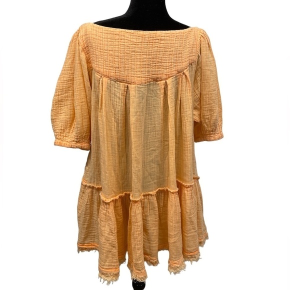 FREE PEOPLE Mystery Land Tunic in Grapefruit - Picture 11 of 13